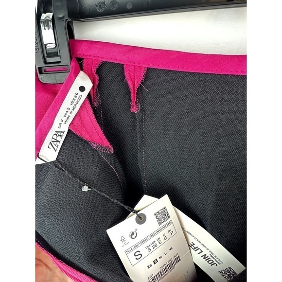 NWT Zara Satin Mini Skirt with Side Button Detail SML - Picture 7 of 8